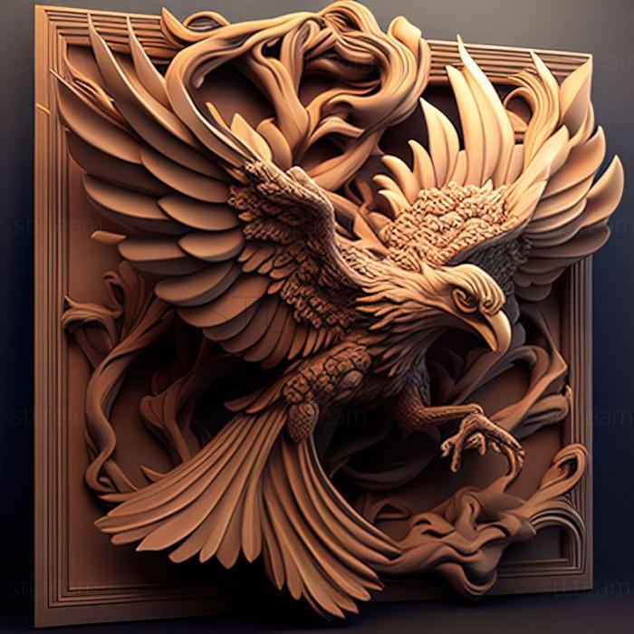 3D model phoenix (STL)